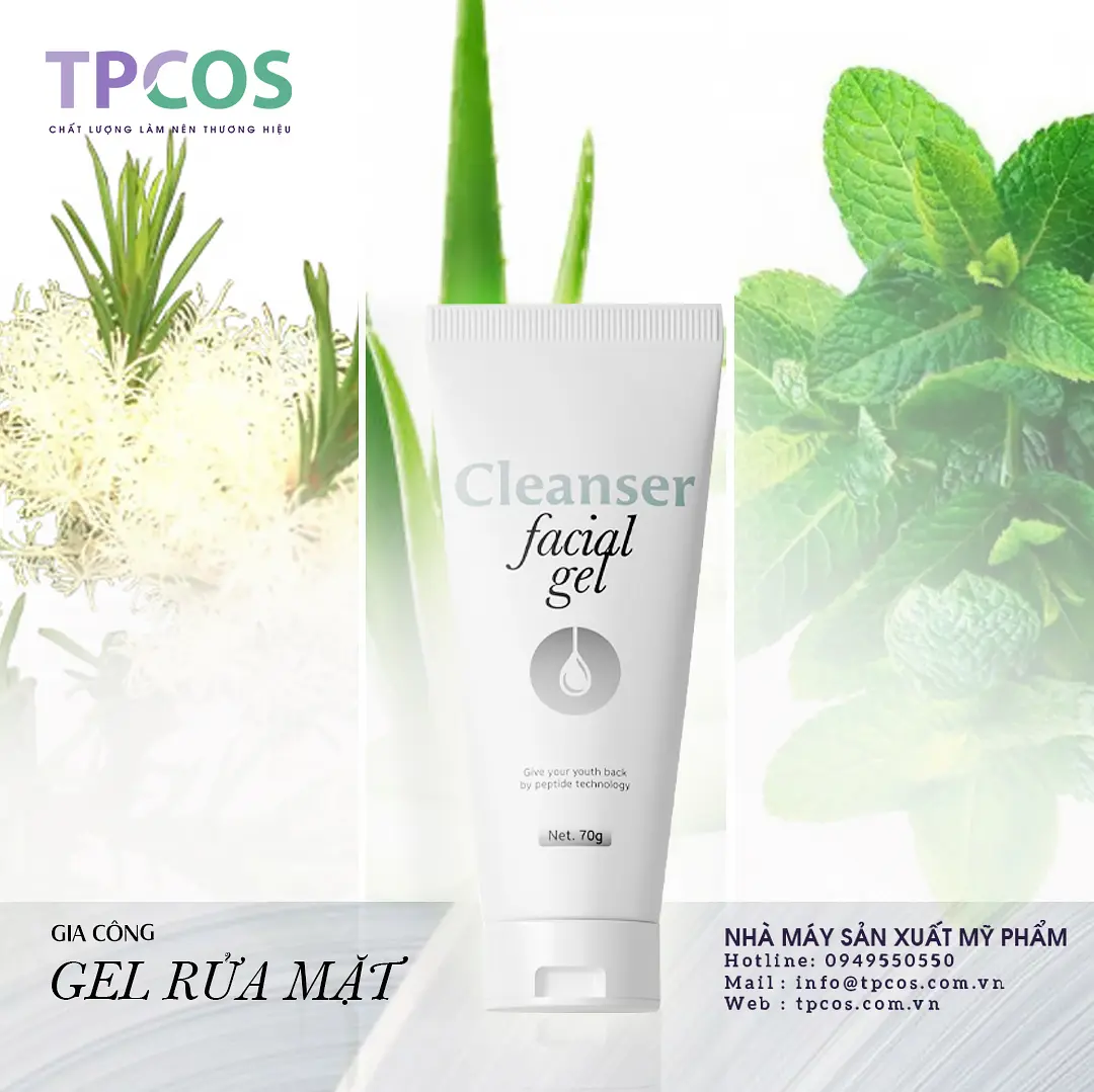 GIA CÔNG GEL RỬA MẶT